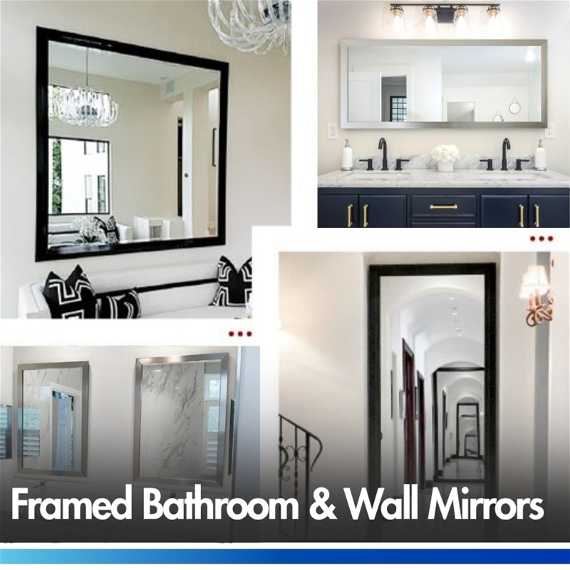Framed Bathroom Mirrors & Wall Mirrors